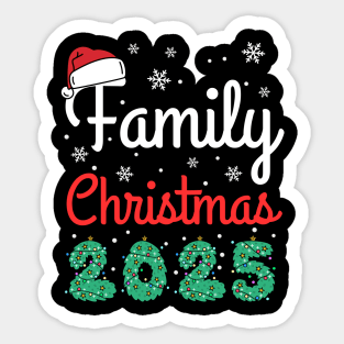 Family Christmas 2025 Sticker